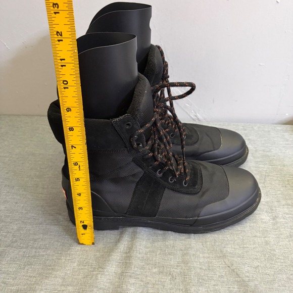 Hunter Commando Snow Boots Mens 12 Black Insulated Waterproof Winter Hiking